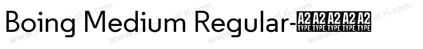Boing Medium Regular字体转换